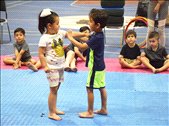 Presentación de taekwondo.