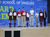 Middle school award ceremony.
