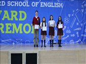 Middle school award ceremony.