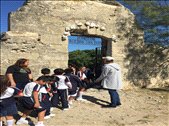 Alumnos de primaria visitando la Hacienda San Pedro.